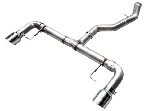 AWE Tuning 19-23 BMW 330i / 21-23 BMW 430i Base G2X Track Edition Axle-Back Exhaust - Chrome Silver thumbnail 1
