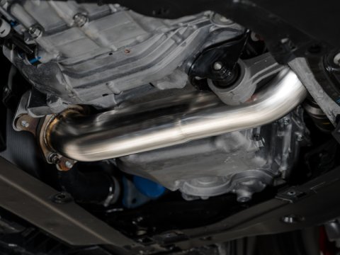AWE Tuning 2023 Honda Civic Type R FL5 Track Edition Exhaust w/ Triple Chrome Silver Tips thumbnail 9