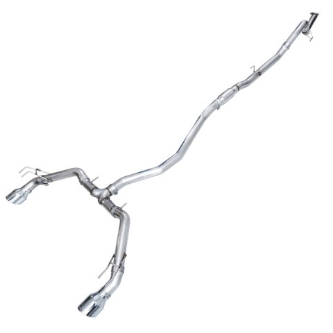AWE Tuning 22+ Honda Civic Si/Acura Integra Track Edition Cat-Back Exhaust - Dual Chrome Silver Tips thumbnail 1