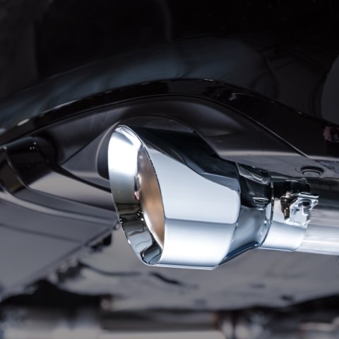 AWE Tuning 22+ Honda Civic Si/Acura Integra Track Edition Cat-Back Exhaust - Dual Chrome Silver Tips thumbnail 4