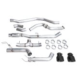 AWE Tuning 22+ Honda Civic Si/Acura Integra Track Edition Cat-Back Exhaust - Dual Diamond Black Tips thumbnail 7