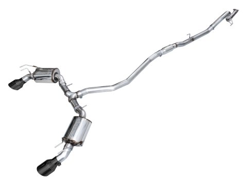 AWE Tuning 22+ Honda Civic Si/Acura Integra Touring Edition Catback Exhaust - Dual Diamond Black Tip thumbnail 1