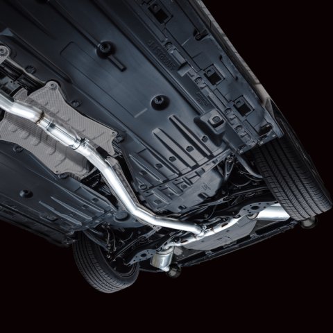 AWE Tuning 22+ Honda Civic Si/Acura Integra Touring Edition Catback Exhaust - Dual Diamond Black Tip thumbnail 4