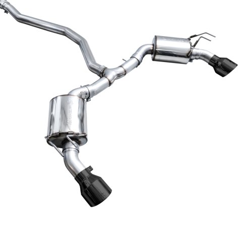 AWE Tuning 22+ Honda Civic Si/Acura Integra Touring Edition Catback Exhaust - Dual Diamond Black Tip thumbnail 8