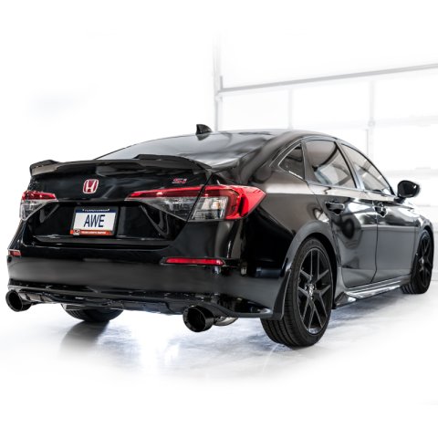 AWE Tuning 22+ Honda Civic Si/Acura Integra Touring Edition Catback Exhaust - Dual Diamond Black Tip thumbnail 9