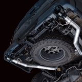 AWE Tuning 2021+ Ford F-150 Tremor (w/ Bumper Cutouts) 0FG Resonated Cat-Back - Diamond Black Tips thumbnail 4