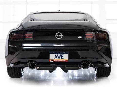 AWE Tuning 2023 Nissan Z RZ34 RWD Track Edition Cat-Back Exhaust System w/ Chrome Silver Tips thumbnail 3