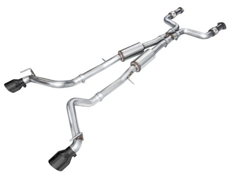 AWE Tuning 2023 Nissan Z RZ34 RWD Track Edition Cat-Back Exhaust System w/ Diamond Black Tips thumbnail 2