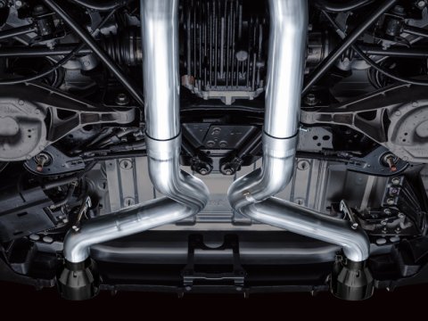 AWE Tuning 2023 Nissan Z RZ34 RWD Track Edition Cat-Back Exhaust System w/ Diamond Black Tips thumbnail 9