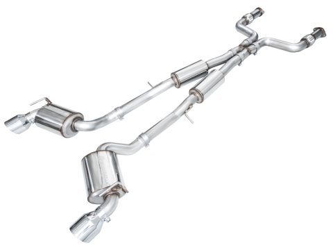 AWE Tuning 2023 Nissan Z RZ34 RWD Touring Edition Cat-Back Exhaust System w/ Chrome Silver Tips thumbnail 2
