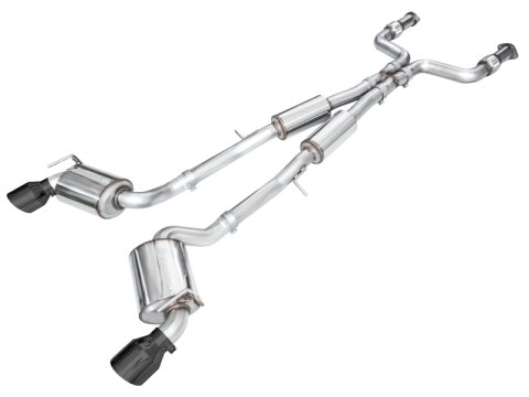 AWE Tuning 2023 Nissan Z RZ34 RWD Touring Edition Cat-Back Exhaust System w/ Diamond Black Tips thumbnail 1