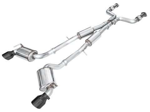 AWE Tuning 2023 Nissan Z RZ34 RWD Touring Edition Cat-Back Exhaust System w/ Diamond Black Tips thumbnail 2