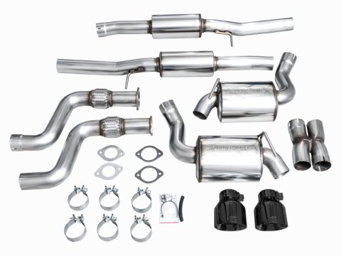 AWE Tuning 2023 Nissan Z RZ34 RWD Touring Edition Cat-Back Exhaust System w/ Diamond Black Tips thumbnail 9