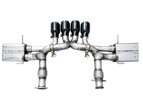 AWE Tuning 2023 C8 Corvette Z06 SwitchPath Cat-Back Exhaust - Diamond Black Tips thumbnail 3