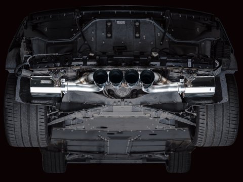 AWE Tuning 2023 C8 Corvette Z06 SwitchPath Cat-Back Exhaust - Diamond Black Tips thumbnail 9