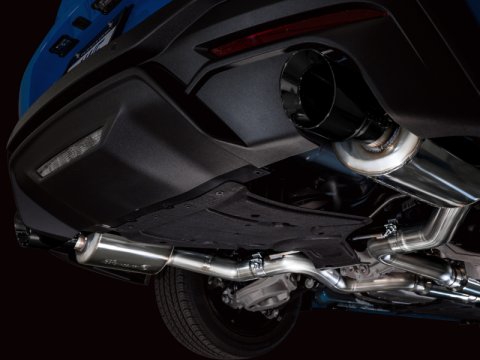 AWE Tuning 2024 Ford Mustang GT Fastback S650 RWD Touring Catback Exhaust w/ Dual Diamond Black Tips thumbnail 2