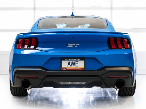 AWE Tuning 2024 Ford Mustang GT Fastback S650 RWD Touring Catback Exhaust w/ Dual Diamond Black Tips thumbnail 6