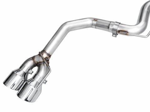 AWE 2024 Ford Mustang Dark Horse S650 RWD Track Edition Cat-Back Exhaust w/ Quad Chrome Silver Tips thumbnail 9