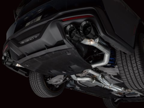 AWE 2024 Ford Mustang Dark Horse S650 RWD Track Edition Cat-Back Exhaust w/ Quad Diamond Black Tips thumbnail 5