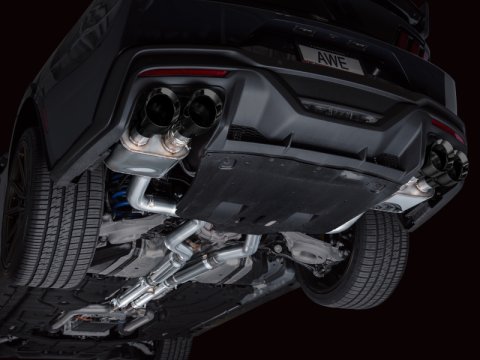 AWE 2024 Ford Mustang Dark Horse S650 RWD SwitchPath Cat-Back Exhaust w/ Quad Diamond Black Tips thumbnail 5