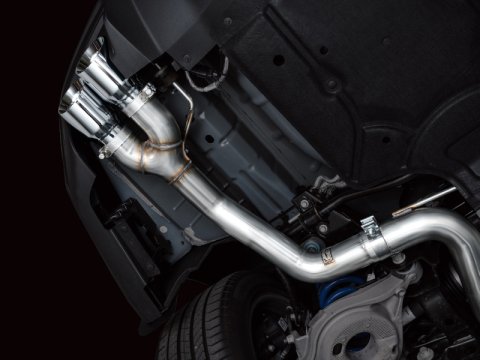 AWE 2024 Ford Mustang GT Fastback S650 RWD Track Edition Cat-Back Exhaust w/ Quad Chrome Silver Tips thumbnail 7
