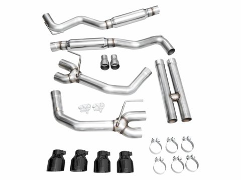 AWE 2024 Ford Mustang GT Fastback S650 RWD Track Edition Cat-Back Exhaust w/ Quad Diamond Black Tips thumbnail 5