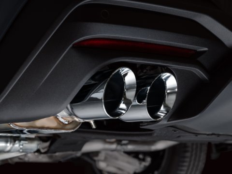 AWE 2024 Ford Mustang GT Fastback S650 RWD SwitchPath Cat-Back Exhaust w/ Quad Chrome Silver Tips thumbnail 2