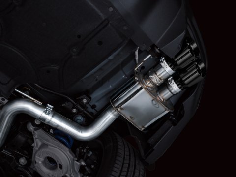 AWE 2024 Ford Mustang GT Fastback S650 RWD SwitchPath Cat-Back Exhaust w/ Quad Diamond Black Tips thumbnail 4