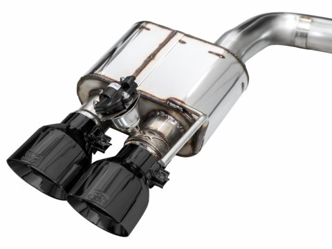 AWE 2024 Ford Mustang GT Fastback S650 RWD SwitchPath Cat-Back Exhaust w/ Quad Diamond Black Tips thumbnail 8