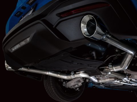 AWE 2024 Ford Mustang GT Fastback S650 RWD Track Edition Cat-Back Exhaust w/ Dual Chrome Silver Tips thumbnail 7