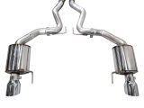 AWE Tuning 2024 Ford Mustang GT Fastback S650 RWD Touring Catback Exhaust w/ Dual Chrome Silver Tips thumbnail 4