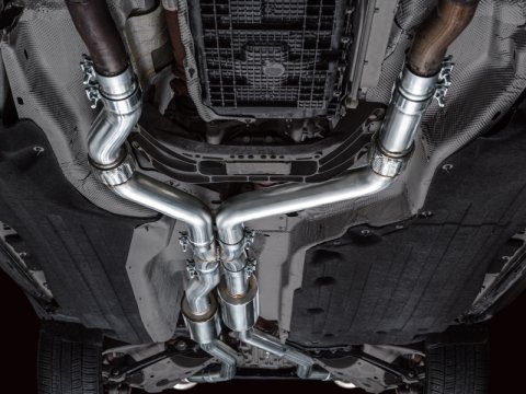 AWE Tuning 20-25 (Only Certain 2026 Models) Ford Explorer ST Touring Ed. Exhaust w/Chrome Silv Tips thumbnail 3