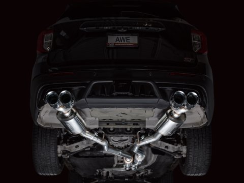 AWE Tuning 20-25 (Only Certain 2026 Models) Ford Explorer ST Touring Ed. Exhaust w/Chrome Silv Tips thumbnail 6