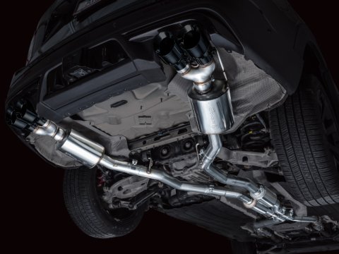 AWE Tuning 20-25 (Only Certain 2026 Models) Ford Explorer ST Touring Ed. Exhaust w/Diamond Blk Tips thumbnail 2