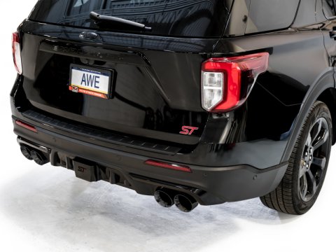 AWE Tuning 20-25 (Only Certain 2026 Models) Ford Explorer ST Touring Ed. Exhaust w/Diamond Blk Tips thumbnail 3