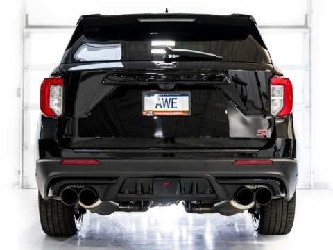 AWE Tuning 20-25 (Only Certain 2026 Models) Ford Explorer ST Touring Ed. Exhaust w/Diamond Blk Tips thumbnail 8