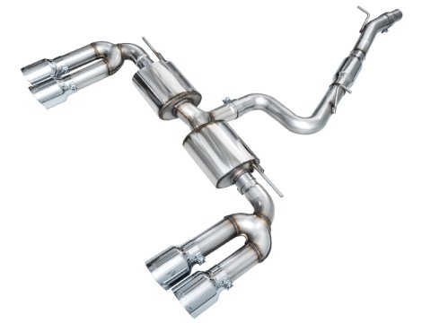 AWE Tuning 22-24 Audi 8Y S3 Touring Edition Exhaust - Chrome Silver Tips thumbnail 1