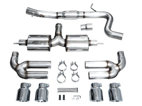 AWE Tuning 22-24 Audi 8Y S3 Touring Edition Exhaust - Chrome Silver Tips thumbnail 5