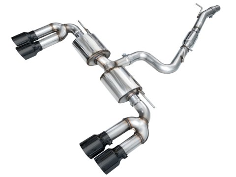 AWE Tuning 22-24 Audi 8Y S3 Touring Edition Exhaust - Diamond Black Tips thumbnail 1