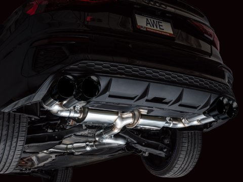 AWE Tuning 22-24 Audi 8Y S3 Touring Edition Exhaust - Diamond Black Tips thumbnail 3