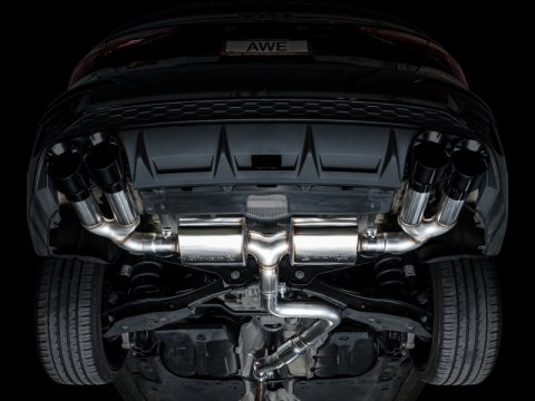 AWE Tuning 22-24 Audi 8Y S3 Touring Edition Exhaust - Diamond Black Tips thumbnail 7
