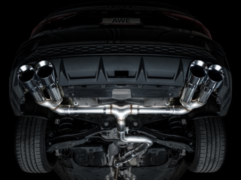 AWE Tuning 22-24 Audi 8Y S3 Track Edition Exhaust - Chrome Silver Tips thumbnail 3
