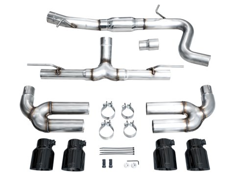 AWE Tuning 22-24 Audi 8Y S3 Track Edition Exhaust - Diamond Black Tips thumbnail 6