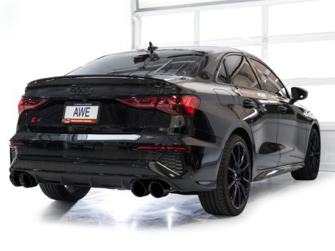 AWE Tuning 22-24 Audi 8Y S3 Track Edition Exhaust - Diamond Black Tips thumbnail 7