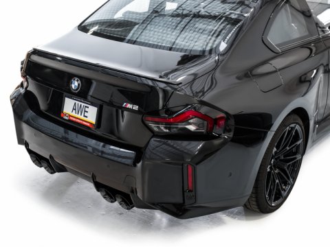AWE Tuning 23-24 BMW G87 M2 Track Edition Exhaust - Diamond Black Tips thumbnail 6