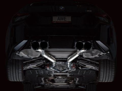 AWE Tuning 23-24 BMW G87 M2 Track Edition Exhaust - Diamond Black Tips thumbnail 7