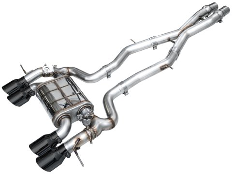 AWE Tuning 23-24 BMW G87 M2 SwitchPath Edition Exhaust - Diamond Black Tips thumbnail 1