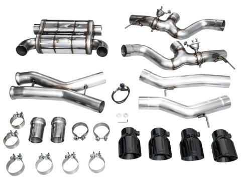 AWE Tuning 23-24 BMW G87 M2 SwitchPath Edition Exhaust - Diamond Black Tips thumbnail 3