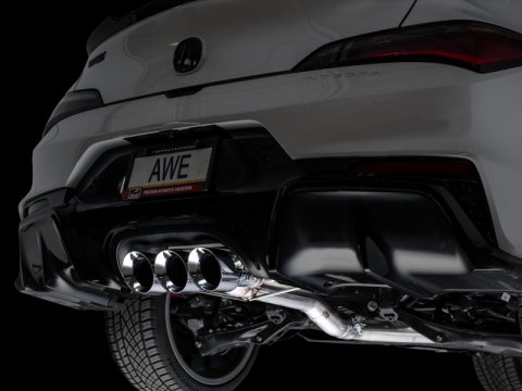 AWE Tuning 2024 Acura Integra Type S DE5 FWD Track Edition Exhaust w/ Triple Chrome Silver Tips thumbnail 7