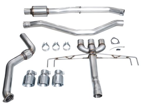 AWE Tuning 2024 Acura Integra Type S DE5 FWD Track Edition Exhaust w/ Triple Chrome Silver Tips thumbnail 9